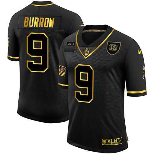 Nike Bengals 9 Joe Burrow Black Gold 2020 Salute To Service Limited Jersey Dyin,We sell and wholesale Nike Bengals 9 Joe Burrow Black Gold 2020 Salute To Service Limited Jersey Dyin on line form chian!